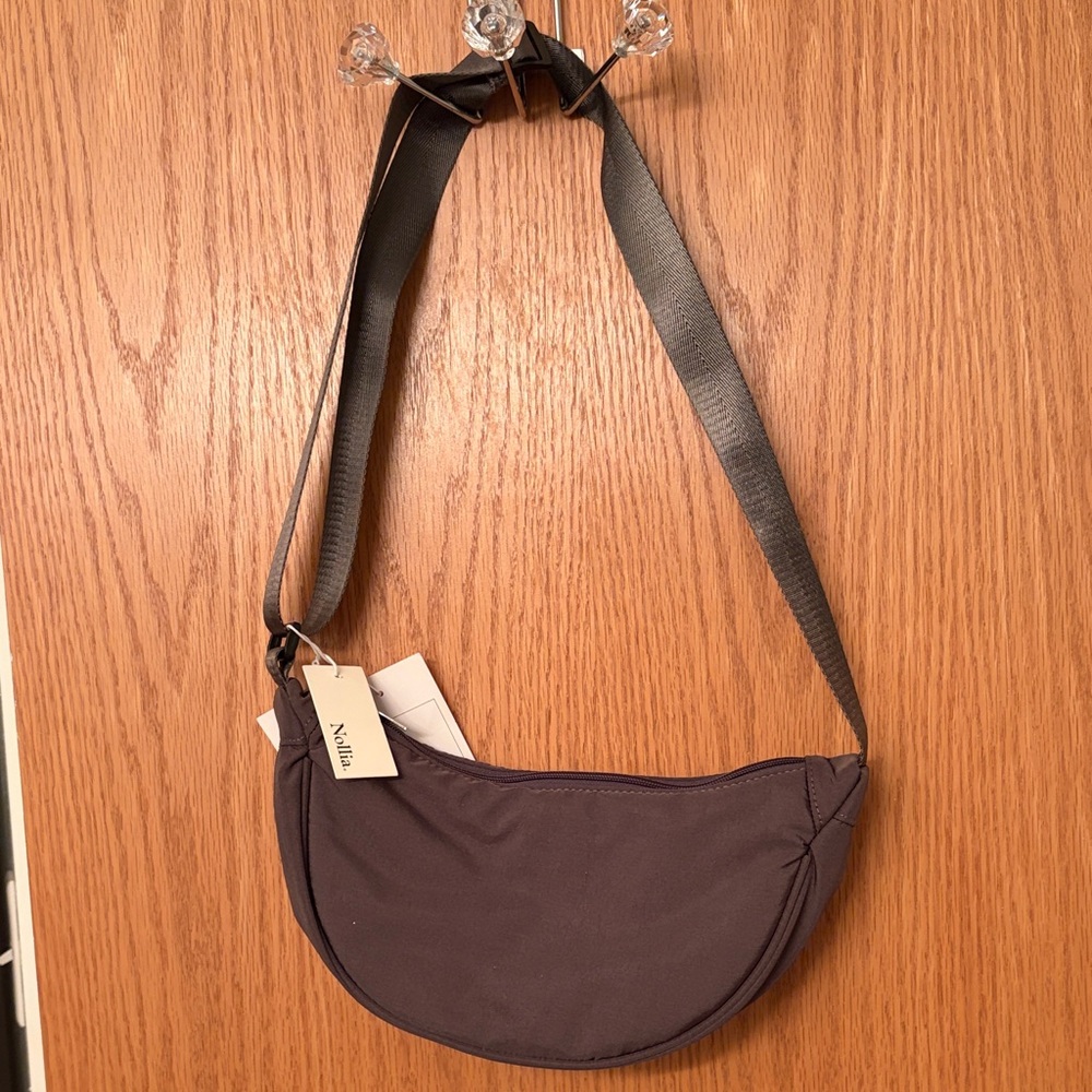NOLLIA Grey adjustable strap cross body or shoulder bag